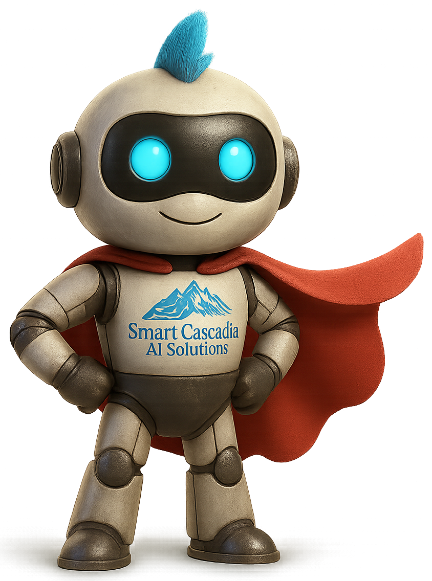 Smart Cascadia AI Robot Hero